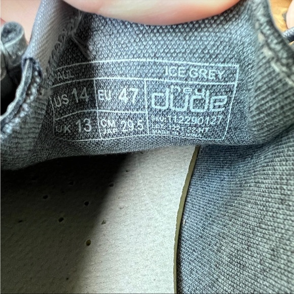 NEW Hey Dude Paul Slip On Shoes Loafer Mens Size 14 Ice Grey - Picture 6 of 8